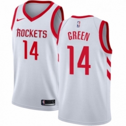 Womens Nike Houston Rockets 14 Gerald Green Swingman White NBA Jersey Association Edition 
