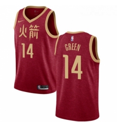 Youth Nike Houston Rockets 14 Gerald Green Swingman Red NBA Jersey 2018 19 City Edition 