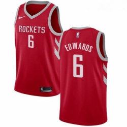 Youth Nike Houston Rockets 6 Vincent Edwards Swingman Red NBA Jersey Icon Edition 