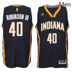 Mens Indiana Pacers 40 Glenn Robinson III adidas Navy Player Swingman Road Jersey 