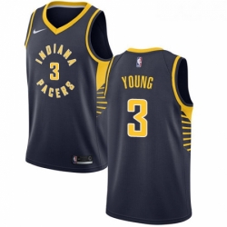 Womens Nike Indiana Pacers 3 Joe Young Swingman Navy Blue Road NBA Jersey Icon Edition