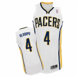 Youth Adidas Indiana Pacers 4 Victor Oladipo Authentic White Home NBA Jersey 