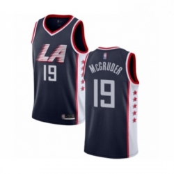 Womens Los Angeles Clippers 19 Rodney McGruder Swingman Navy Blue Basketball Jersey City Edition 