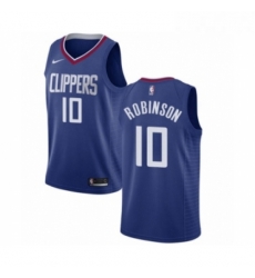 Womens Nike Los Angeles Clippers 10 Jerome Robinson Swingman Blue NBA Jersey Icon Edition 