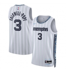 Men Memphis Grizzlies 3 Kentavious Caldwell Pope White 2025 26 City Edition Stitched Basketball Jersey Men Memphis Grizzlies 3 Kentavious Caldwell Pope White 2025 26 City Edition Stitched Basketball Jersey