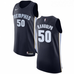 Womens Nike Memphis Grizzlies 50 Zach Randolph Authentic Navy Blue Road NBA Jersey Icon Edition