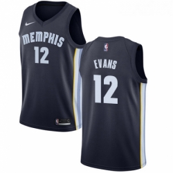 Youth Nike Memphis Grizzlies 12 Tyreke Evans Swingman Navy Blue Road NBA Jersey Icon Edition 