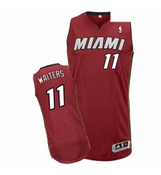 Youth Adidas Miami Heat 11 Dion Waiters Authentic Red Alternate NBA Jersey