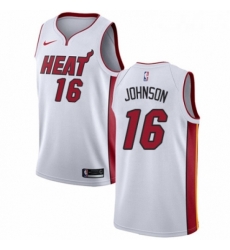 Youth Nike Miami Heat 16 James Johnson Authentic NBA Jersey Association Edition