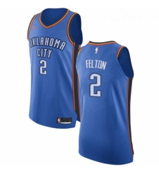 Youth Nike Oklahoma City Thunder 2 Raymond Felton Authentic Royal Blue Road NBA Jersey Icon Edition 