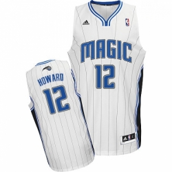 Mens Adidas Orlando Magic 12 Dwight Howard Swingman White Home NBA Jersey 