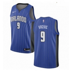 Mens Nike Orlando Magic 9 Nikola Vucevic Swingman Royal Blue Road NBA Jersey Icon Edition