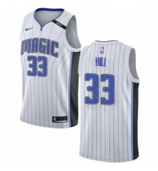 Womens Nike Orlando Magic 33 Grant Hill Authentic NBA Jersey Association Edition