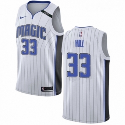 Womens Nike Orlando Magic 33 Grant Hill Authentic NBA Jersey Association Edition