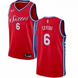 Youth Nike Philadelphia 76ers 6 Julius Erving Swingman Red Alternate NBA Jersey Statement Edition