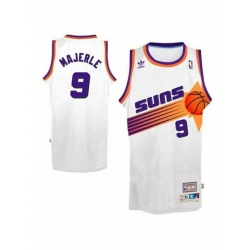 Suns #9 Dan Majerle White Swingman Throwback NBA Jersey