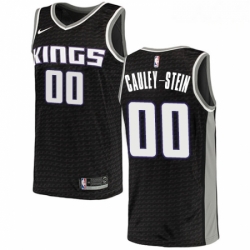 Mens Nike Sacramento Kings 0 Willie Cauley Stein Swingman Black NBA Jersey Statement Edition 