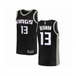 Womens Sacramento Kings 13 Dewayne Dedmon Swingman Black Basketball Jersey Statement Edition 