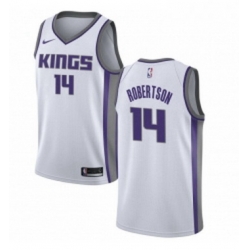 Youth Nike Sacramento Kings 14 Oscar Robertson Authentic White NBA Jersey Association Edition