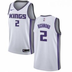 Youth Nike Sacramento Kings 2 Mitch Richmond Authentic White NBA Jersey Association Edition