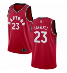 Youth Nike Toronto Raptors 23 Fred VanVleet Swingman Red NBA Jersey Icon Edition 