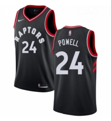 Youth Nike Toronto Raptors 24 Norman Powell Swingman Black Alternate NBA Jersey Statement Edition 