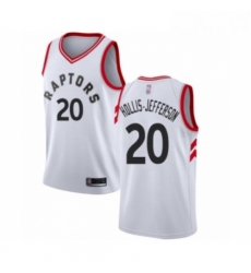 Youth Toronto Raptors 20 Rondae Hollis Jefferson Swingman White Basketball Jersey Association Edition 