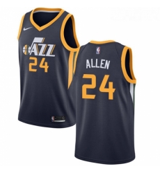 Womens Nike Utah Jazz 24 Grayson Allen Swingman Navy Blue NBA Jersey Icon Edition 