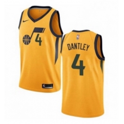 Youth Nike Utah Jazz 4 Adrian Dantley Authentic Gold NBA Jersey Statement Edition