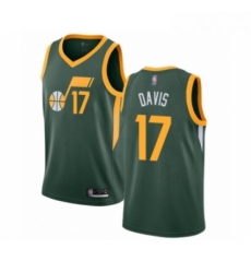 Youth Utah Jazz 17 Ed Davis Green Swingman Jersey Earned Edition 