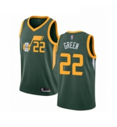 Youth Utah Jazz 22 Jeff Green Swingman Jersey Earned Edition 