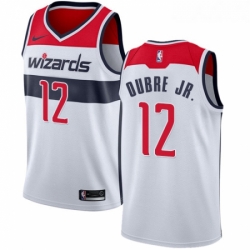 Womens Nike Washington Wizards 12 Kelly Oubre Jr Swingman White Home NBA Jersey Association Edition