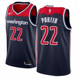 Womens Nike Washington Wizards 22 Otto Porter Authentic Navy Blue NBA Jersey Statement Edition 