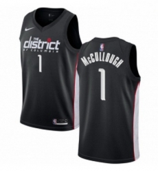 Youth Nike Washington Wizards 1 Chris McCullough Swingman Black NBA Jersey City Edition