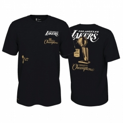 Los Angeles Lakers 2020 NBA Finals Champions T-Shirt Black Celebration Expressive