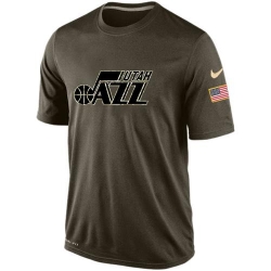 Mens Utah Jazz Salute To Service Nike Dri FIT T Shirt