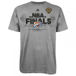 nba oklahoma city thunder T-ahirt gray