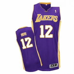 Youth Adidas Los Angeles Lakers 12 Channing Frye Authentic Purple Road NBA Jersey 