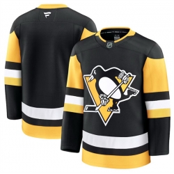 Men Pittsburgh Penguins Blank Black 2024 25 Home Stitched Hockey Jersey