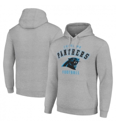 Men Carolina Panthers Grey Pullover Hoodie Men Carolina Panthers Grey Pullover Hoodie