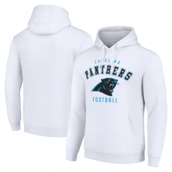 Men Carolina Panthers White Pullover Hoodie