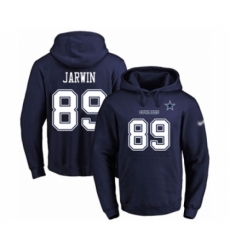 Football Mens Dallas Cowboys 89 Blake Jarwin Navy Blue Name Number Pullover Hoodie