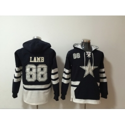 Men Nike Dallas Cowboys CeeDee Lamb 88 NFL Winter Thick Hoodie