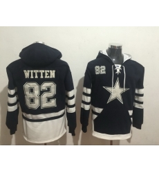 Men Nike Dallas Cowboys Jason Witten 82 NFL Winter Thick Hoodie