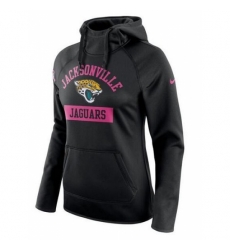 NFL Jacksonville Jaguars Nike Womens Breast Cancer Awareness Circuit Performance Pullover Hoodie Black