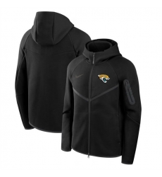 Men Jacksonville Jaguars Black Tech Fleece Full Zip Windrunner Hoodie Men Jacksonville Jaguars Black Tech Fleece Full Zip Windrunner Hoodie