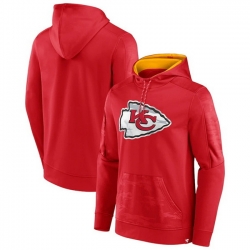 Men Kansas City Chiefs Red On The Ball Pullover Hoodie