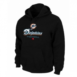 NFL Mens Nike Miami Dolphins Critical Victory Pullover Hoodie Black