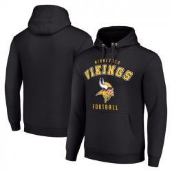Men Minnesota Vikings Black Pullover Hoodie
