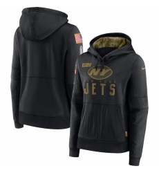 Women New York Winnipeg Jets Nike 2020 Salute to Service Performance Pullover Hoodie Black